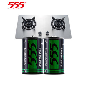 555大号高功率电池燃气灶碳性电池 热水器煤气灶1号干电池2粒装