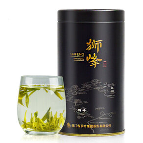 狮峰牌 龙井茶叶绿茶明前特级龙井茶50g罐装自饮 鲜爽甘醇