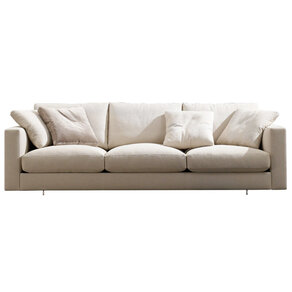 帕沙曼 简约现代北欧布艺沙发 小户型客厅整装乳胶沙发6225-3