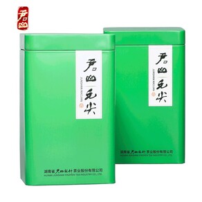2021年明前新茶湖南特产茶叶君山毛尖礼盒装春茶送礼茶叶绿茶250g